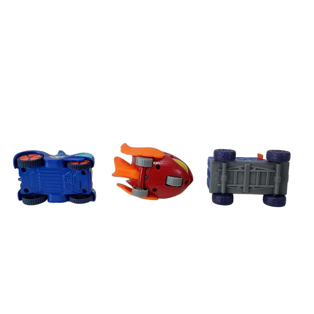 Pj Masks Action Racers Owlette Night Ninja Catboy Lot Of 3 Toy Vehicles - Picture 6 of 6